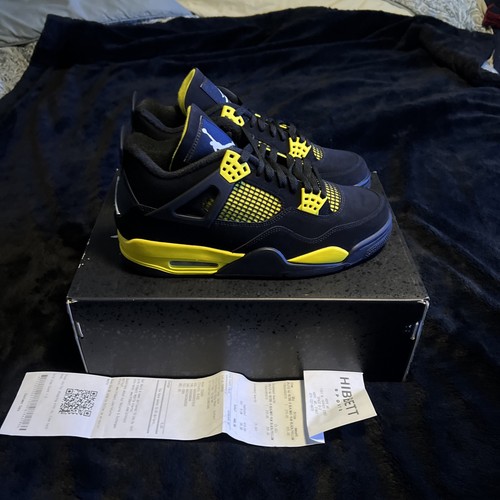 Nike air jordan retro - 4, yellow