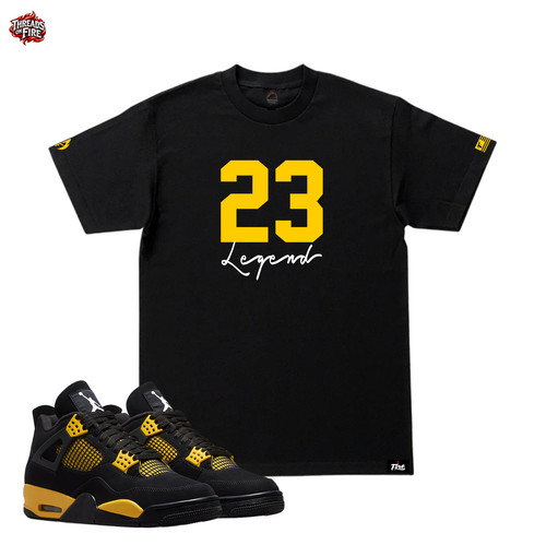 Shirt nera gialla 23 - gialla,